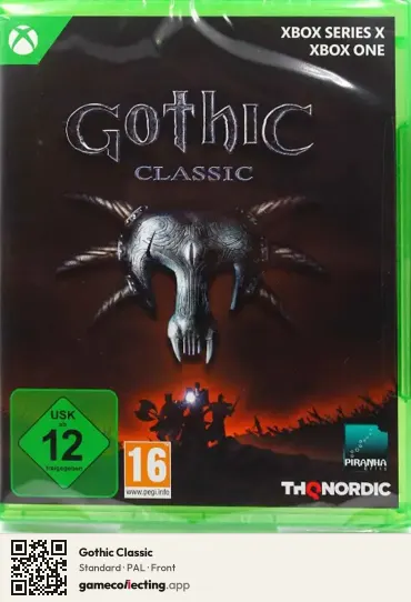 Gothic Classic Xbox Series X, PAL box front