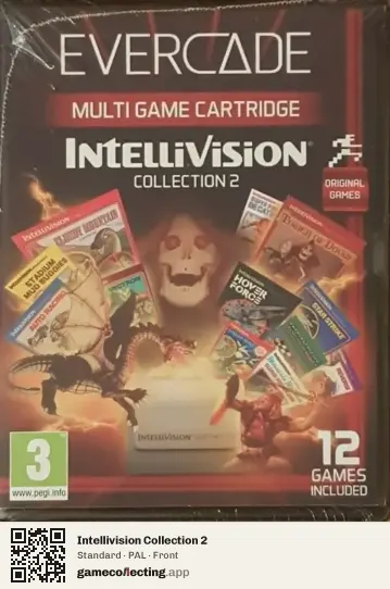 Intellivision Collection 2 Evercade, PAL box front