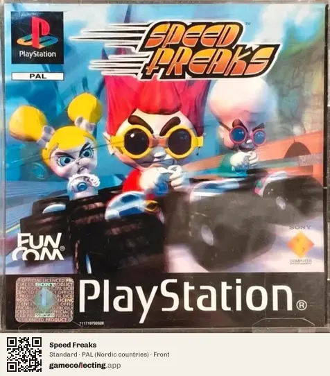 Speed Freaks PlayStation, Nordic countries box front