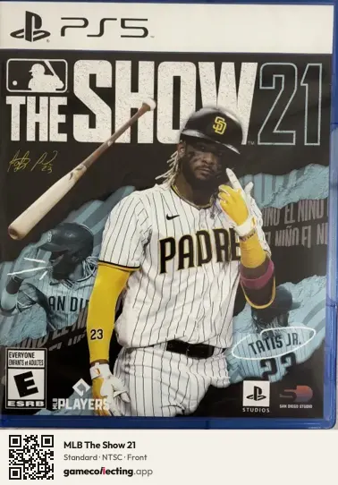 MLB The Show 21 PlayStation 5, NTSC box front