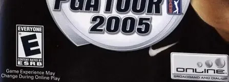 Tiger Woods PGA Tour 2005, the ESRB box on its front