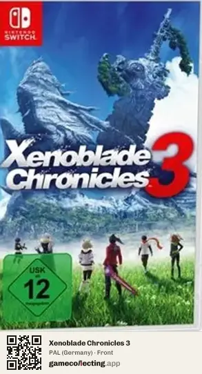 Xenoblade Chronicles 3 Nintendo Switch, Germany box front