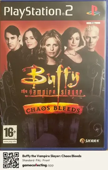 Buffy the Vampire Slayer: Chaos Bleeds PlayStation 2, PAL box front