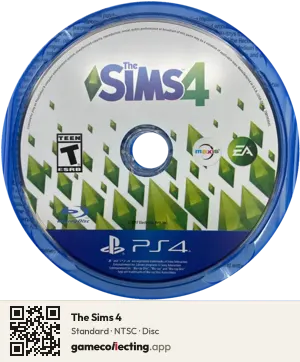 The Sims 4 PlayStation 4, NTSC disc