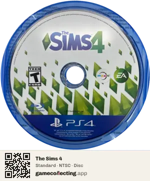 The Sims 4 PlayStation 4, NTSC disc