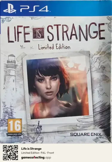 Life is Strange PlayStation 4, PAL box front
