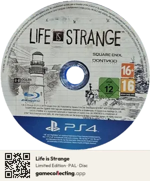 Life is Strange PlayStation 4, PAL disc