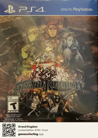Grand Kingdom PlayStation 4, NTSC box front