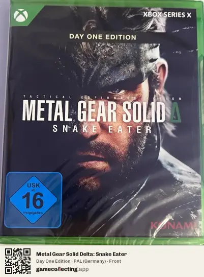 Metal Gear Solid Delta: Snake Eater Xbox Series X, Germany box front