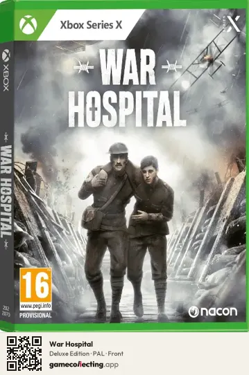 War Hospital Xbox Series X, PAL box front