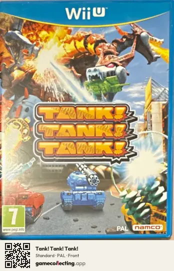 Tank! Tank! Tank! Nintendo Wii U, PAL box front