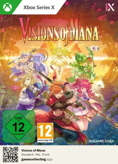 Visions of Mana Xbox Series X, PAL box front