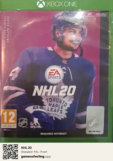 NHL 20 Xbox One, PAL box front