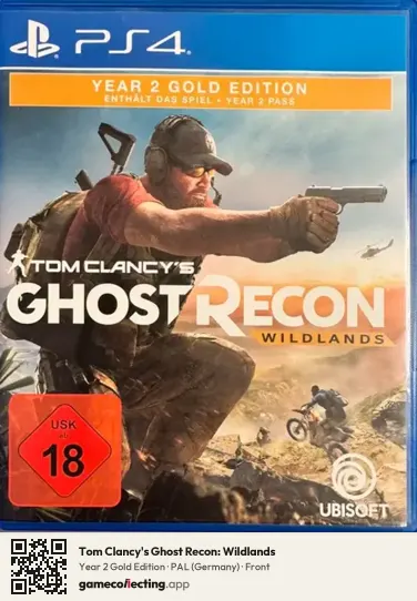 Tom Clancy's Ghost Recon: Wildlands PlayStation 4, Germany box front
