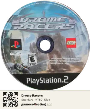 Drome Racers PlayStation 2, NTSC disc