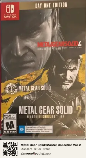 Metal Gear Solid: Master Collection Vol. 2 Nintendo Switch, NTSC box front