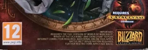 World of Warcraft: Mists of Pandaria, the PEGI square on its front
