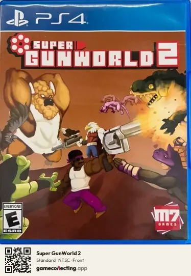 Super GunWorld 2 PlayStation 4, NTSC box front
