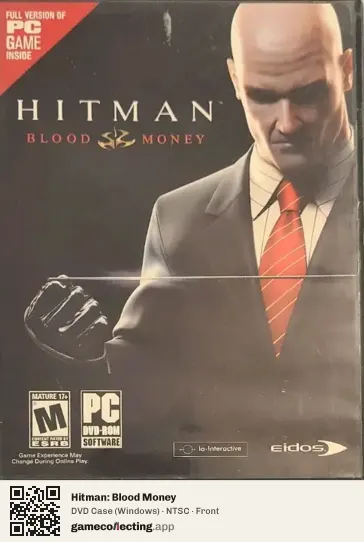 Hitman: Blood Money Computer, NTSC box front