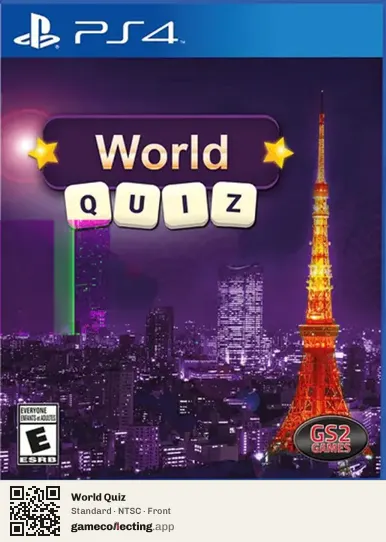 World Quiz PlayStation 4, NTSC box front