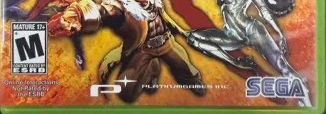 Anarchy Reigns, the ESRB box on its front