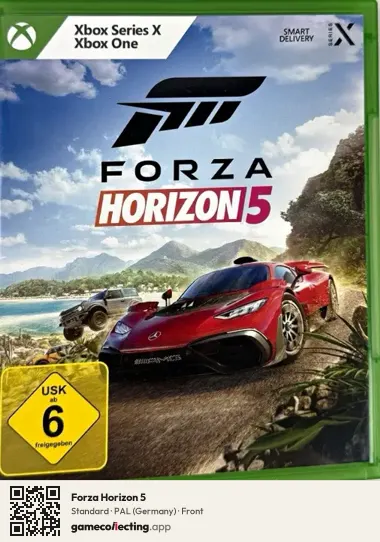 Forza Horizon 5 Xbox Series X, Germany box front