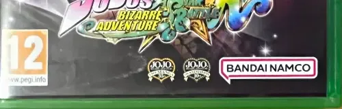 JoJo's Bizarre Adventure: All-Star Battle R, the PEGI square on its front
