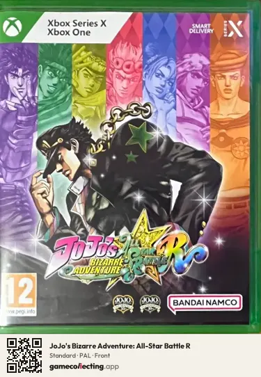 JoJo's Bizarre Adventure: All-Star Battle R Xbox Series X, PAL box front
