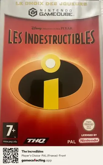 The Incredibles Nintendo GameCube, France box front