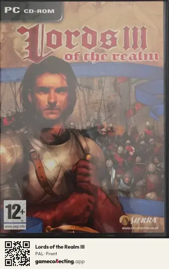Lords of the Realm III Computer, PAL box front