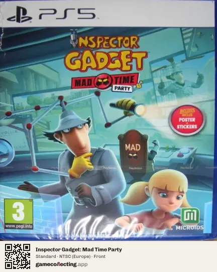 Inspector Gadget: Mad Time Party PlayStation 5, Europe box front