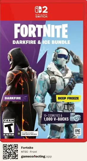 Fortnite Nintendo Switch 2, NTSC box front