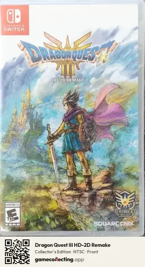 Dragon Quest III HD-2D Remake Nintendo Switch, NTSC box front