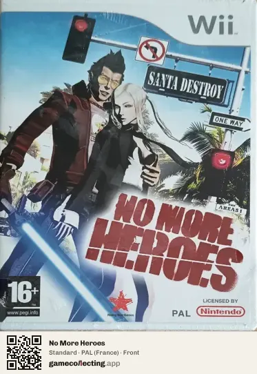 No More Heroes Nintendo Wii, France box front