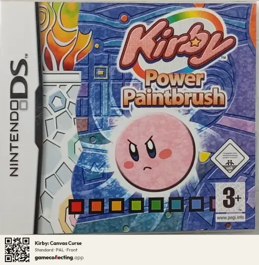 Kirby: Canvas Curse Nintendo DS, PAL box front