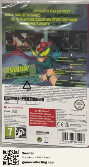 Smelter Nintendo Switch, PAL box back