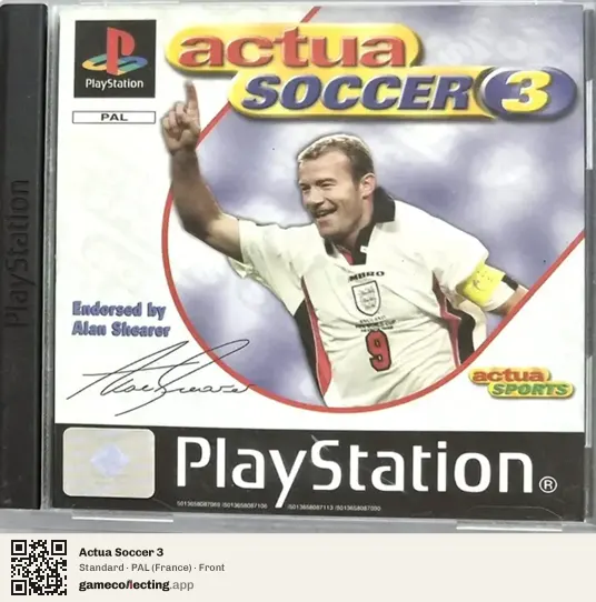 Actua Soccer 3 PlayStation, France box front