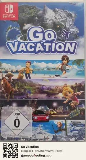 Go Vacation Nintendo Switch, Germany box front