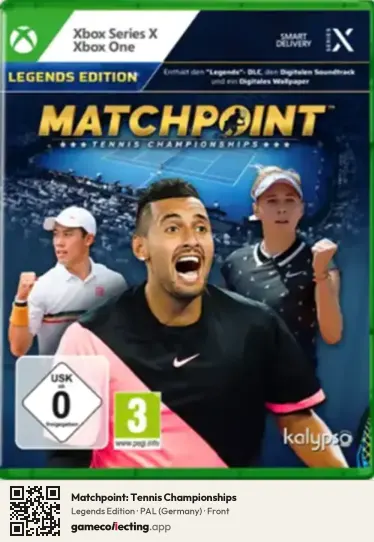 Matchpoint: Tennis Championships Xbox Series X, Germany box front