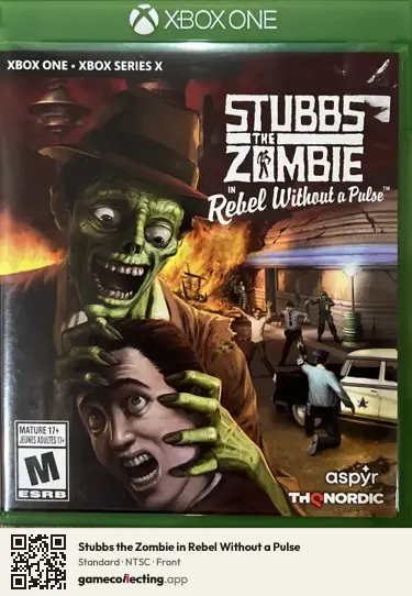 Stubbs the Zombie in Rebel Without a Pulse Xbox One, NTSC box front