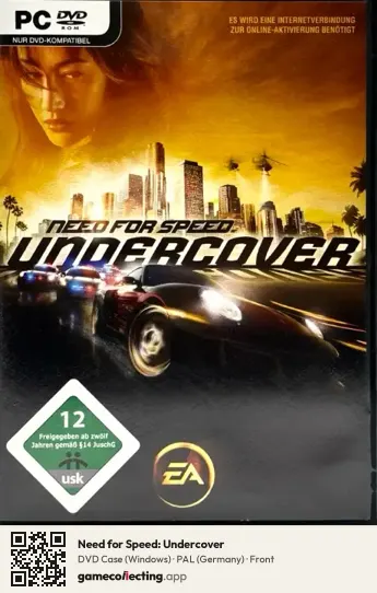 Need for Speed: Undercover Computer, Germany box front