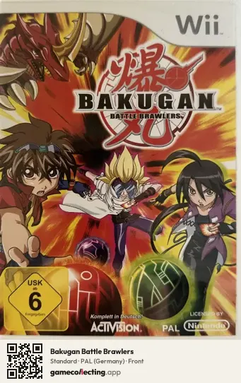 Bakugan Battle Brawlers Nintendo Wii, Germany box front