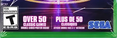 Sega Genesis Classics, the ESRB box on its front