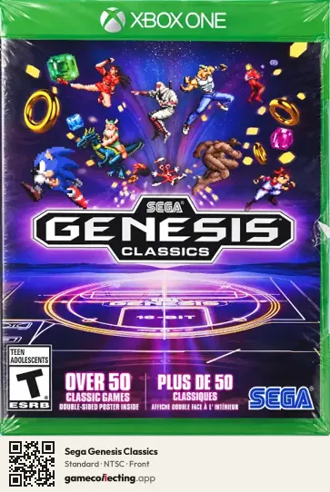 Sega Genesis Classics Xbox One, NTSC box front
