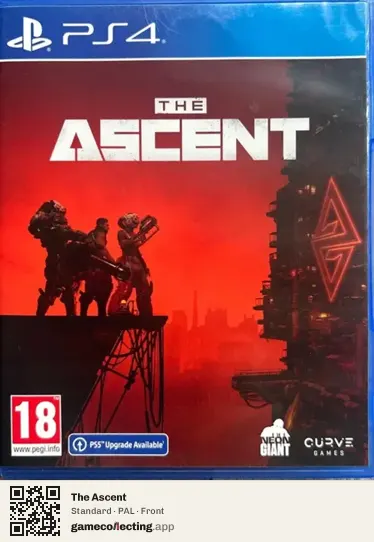 The Ascent PlayStation 4, PAL box front