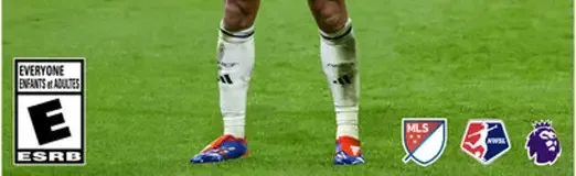 EA Sports FC 25, the ESRB box on its front