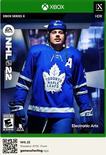 NHL 22 Xbox Series X, NTSC box front