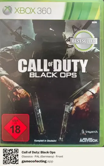 Call of Duty: Black Ops Xbox 360, Germany box front