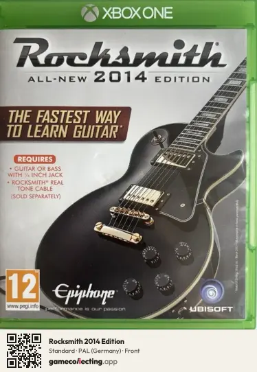 Rocksmith 2014 Edition Xbox One, Germany box front