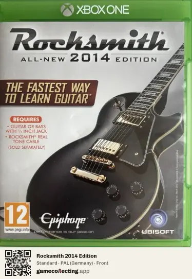 Rocksmith 2014 Edition Xbox One, Germany box front